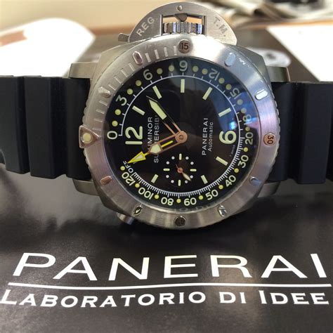 pre-owned panerai luminor|Panerai Luminor submersible for sale.